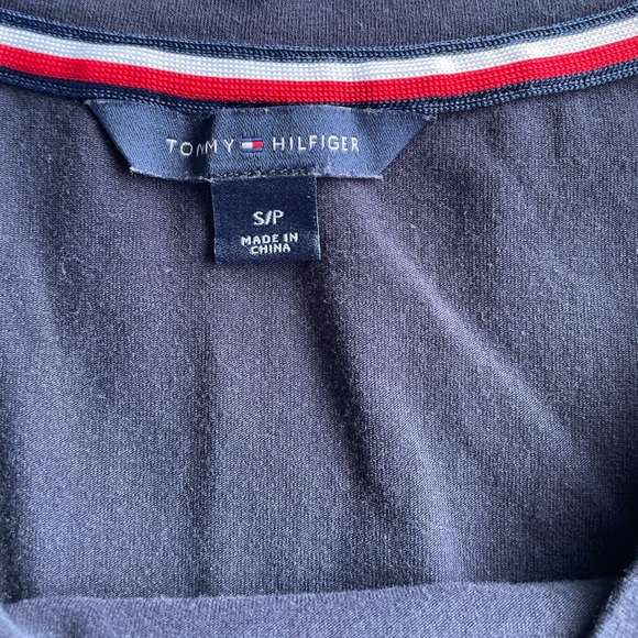 Tommy Hilfiger Women's Top, Small, Navy Blue - Picture 3 of 3